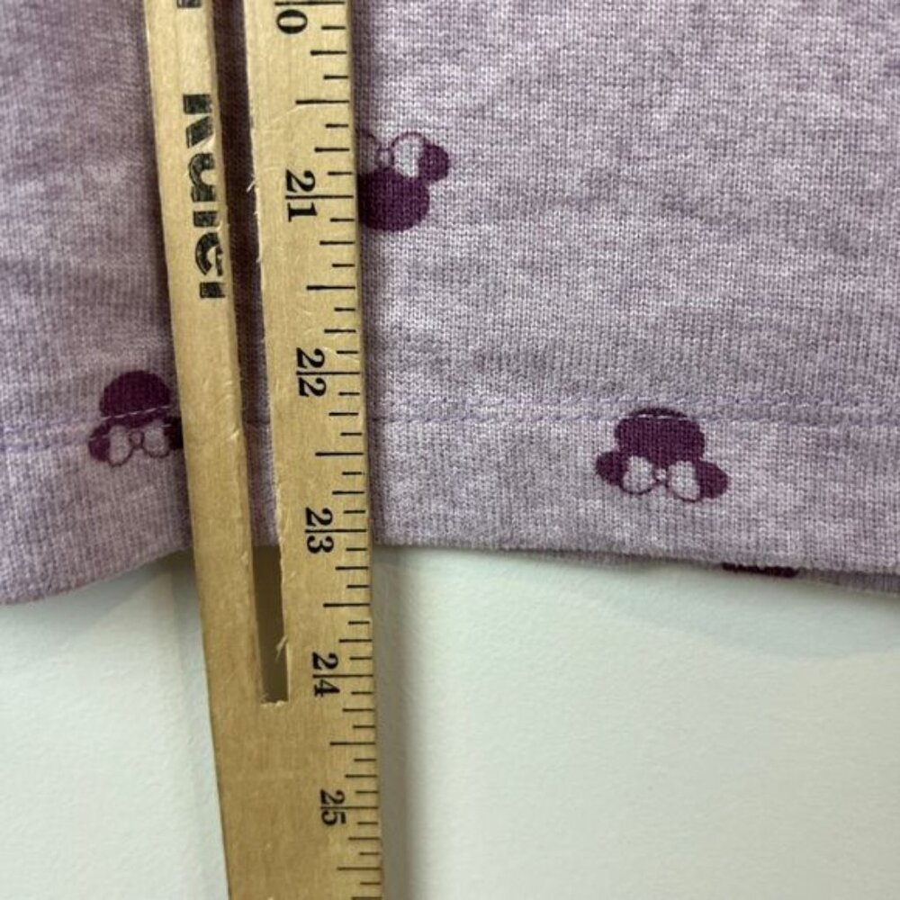 Disney Women's Small Purple Minnie Mouse Sleepwear Loungewear Set Long Sleeve - Picture 9 of 11